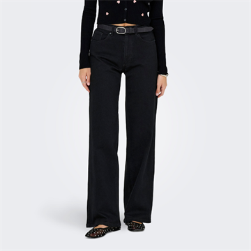 ONLY JUICY HW WIDE BLACK DENIM REA670 -15338858